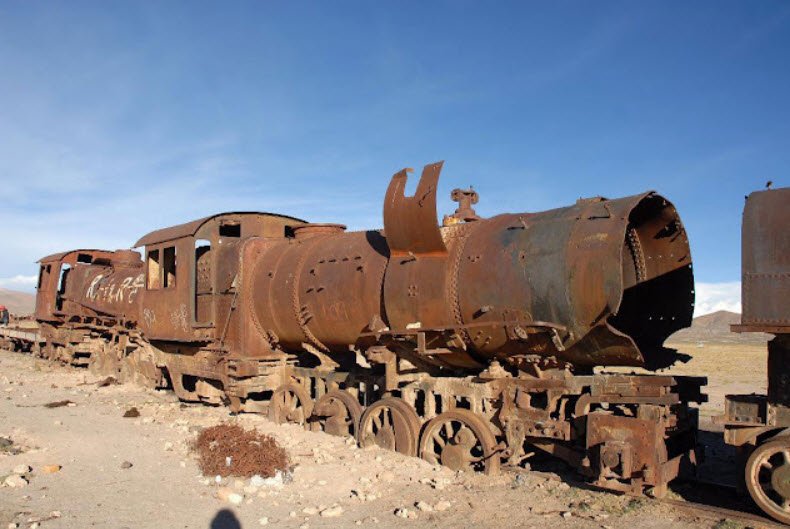 Uyuni Train Cemetery, Uyuni, Potosí Department, Bolivia